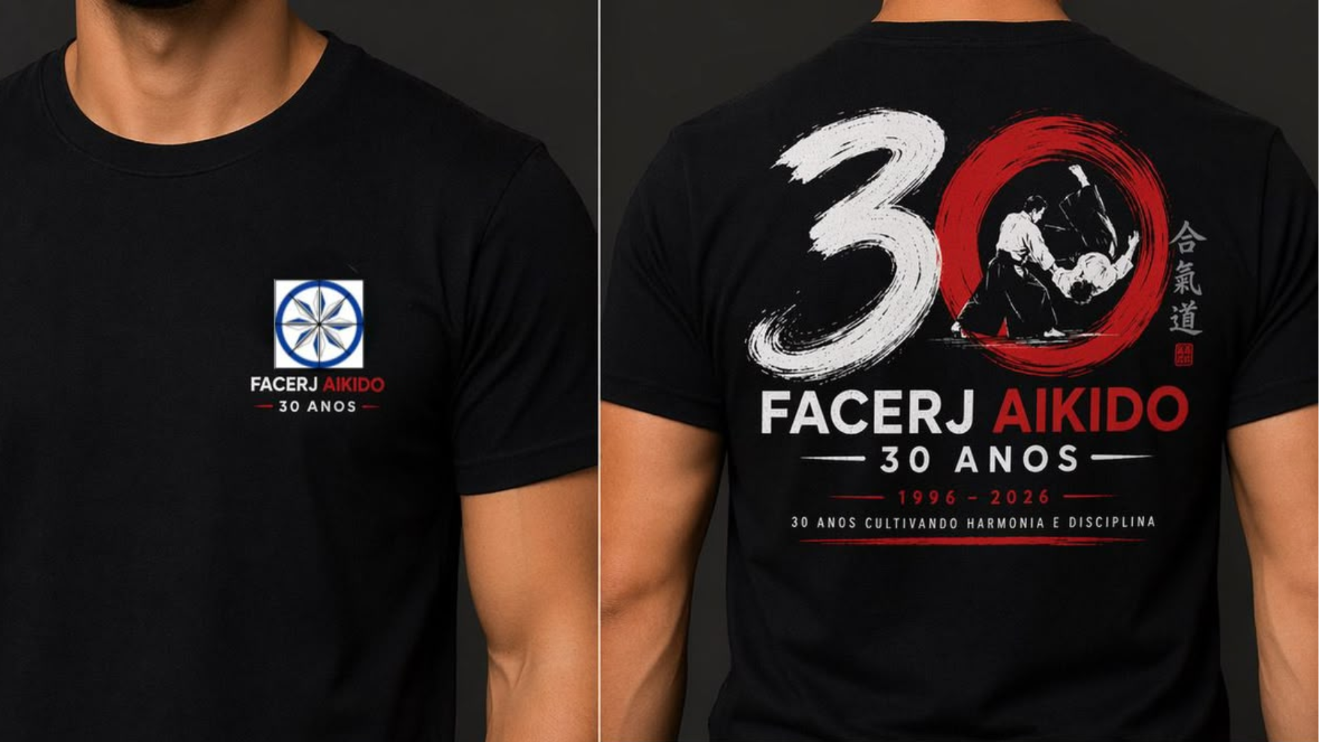 Camisa comemorativa de 30 anos da FACERJ